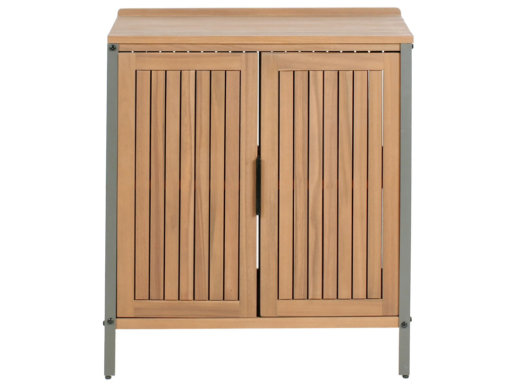 Cuisine d'extérieur en bois d'acacia certifié Marron