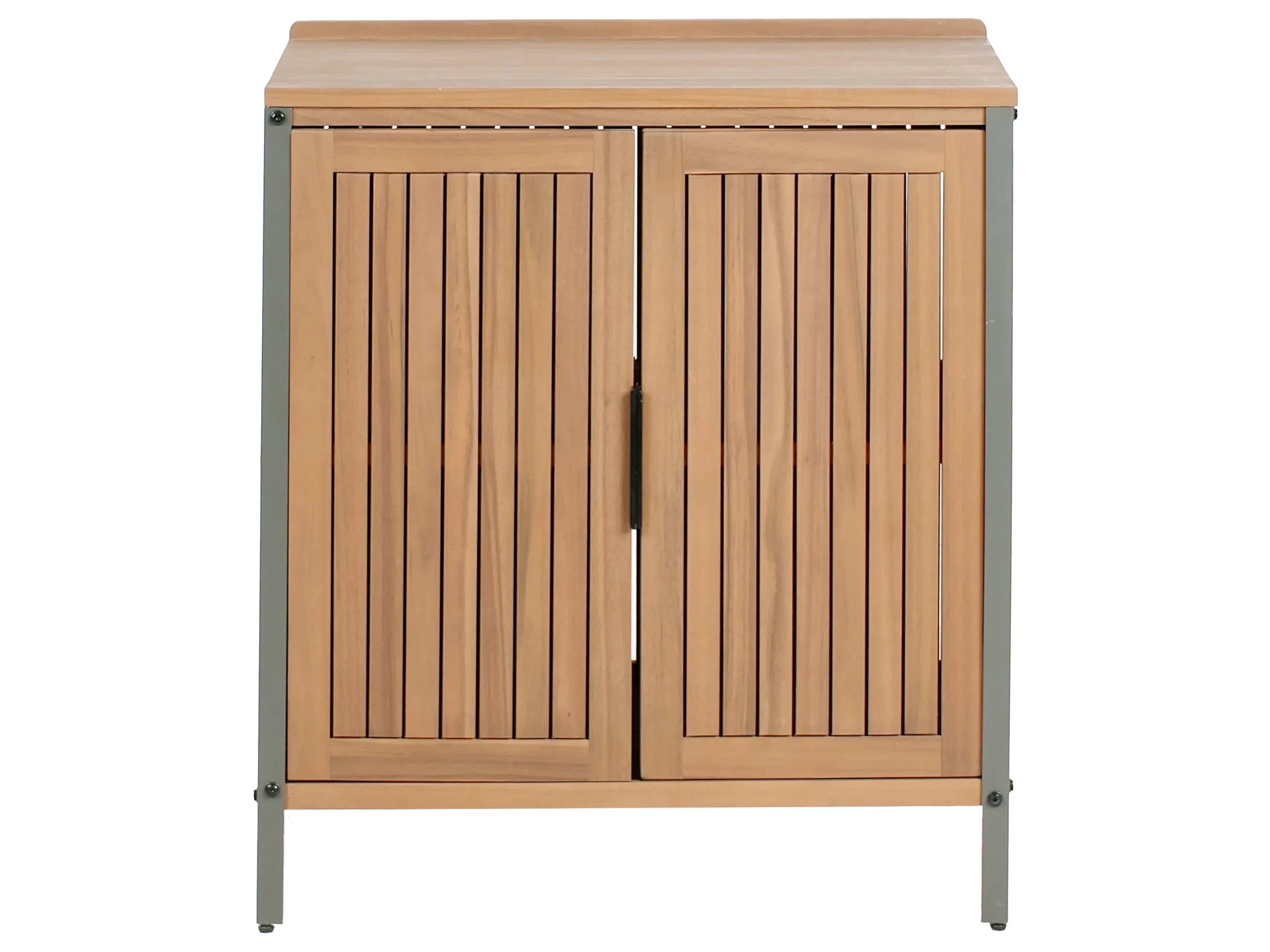 Cuisine d'extérieur en bois d'acacia certifié Marron
