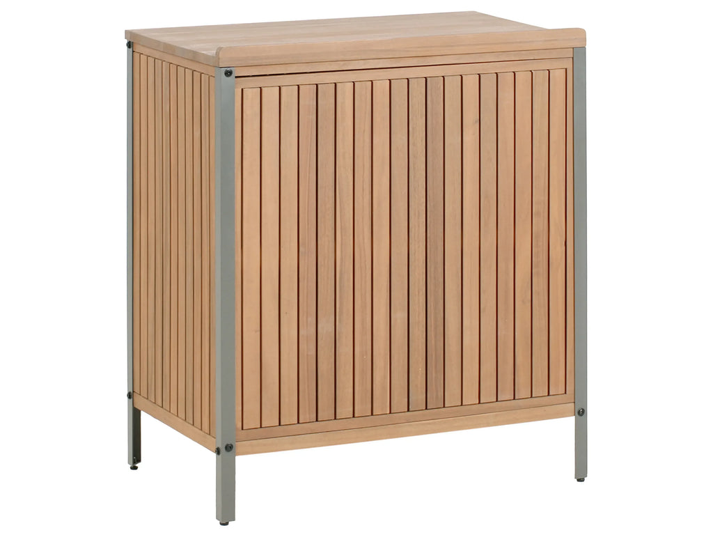 Cuisine d'extérieur en bois d'acacia certifié Marron