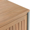 Cuisine d'extérieur en bois d'acacia certifié Marron