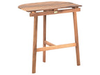 Table de Bistrot 44 cm 70 cm Bois d'acacia Marron