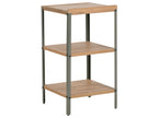 Étagère de rangement d'extérieur en bois d'acacia certifié, marron