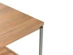 Étagère de rangement d'extérieur en bois d'acacia certifié, marron