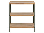 Étagère de rangement d'extérieur en bois d'acacia certifié, marron