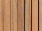 Étagère de rangement d'extérieur en bois d'acacia certifié, marron