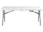 Table à manger 6 personnes 180 cm 74 cm Blanc