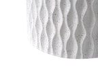 Table basse 37 cm 37 cm Effet terrazzo Terrazzo Blanc