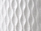Table basse 37 cm 37 cm Effet terrazzo Terrazzo Blanc