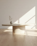 Tavolino da caff  57 cm 120 cm Beige