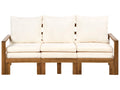 Panca da giardino con cuscino  190 cm Regolabile Legno d'acacia Marrone