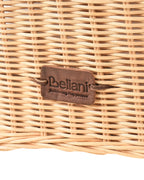 Fauteuil de jardin avec pouf Rotin Naturel