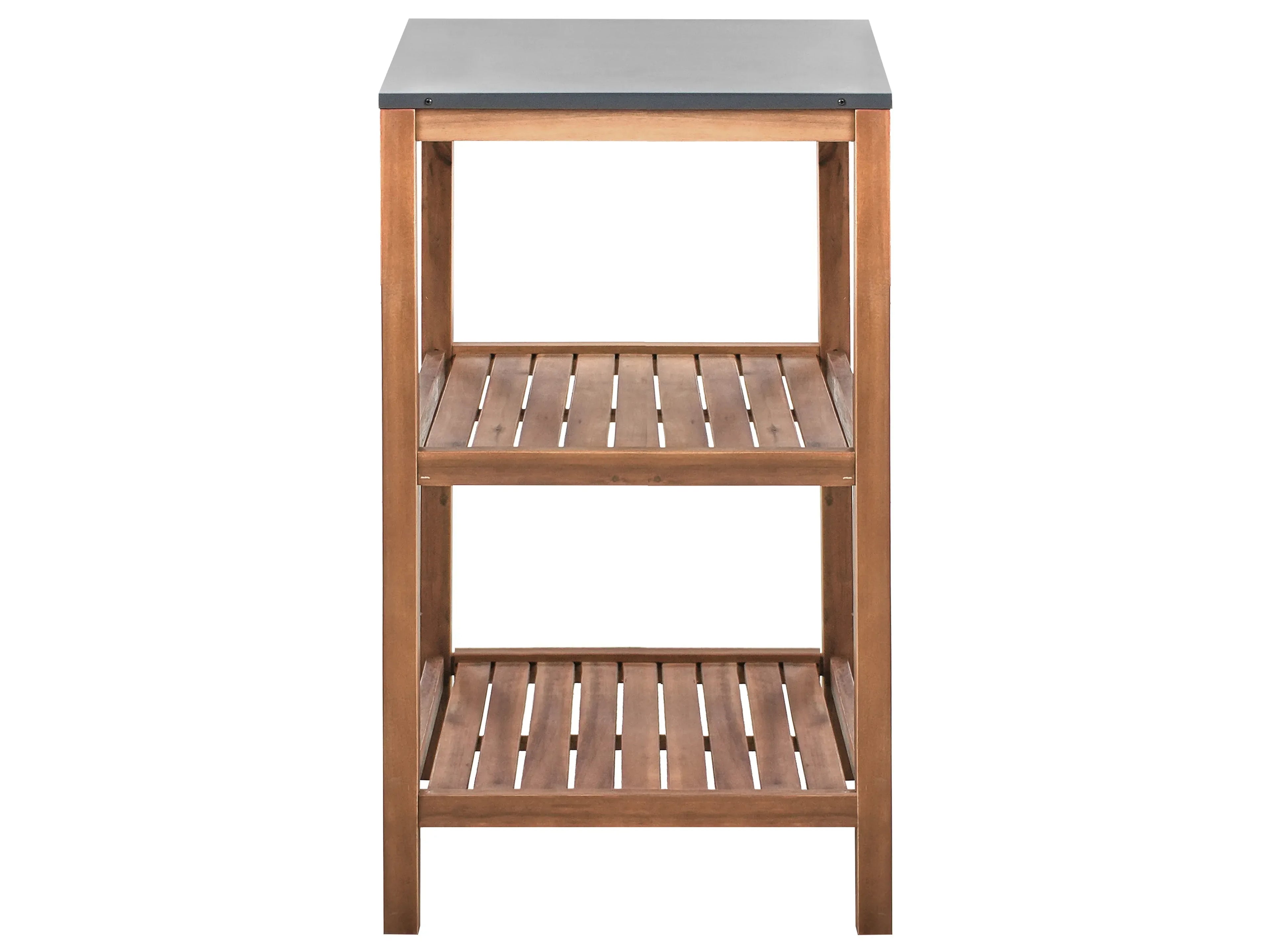 Îlot de cuisine d'extérieur Bois d'acacia Marron