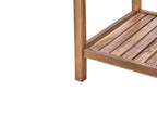 Îlot de cuisine d'extérieur Bois d'acacia Marron
