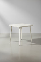 Tavolo da pranzo da giardino  80 cm 80 cm Metallo Beige chiaro