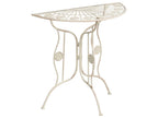 Tavolino Bistrot  80 cm 37 cm Metallo Beige chiaro