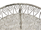 Table Bistrot 80 cm 36 cm Métal Gris