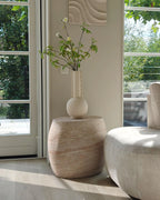 Table basse 40 cm 58 cm Effet travertin