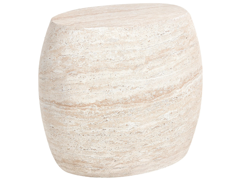 Table basse 40 cm 58 cm Effet travertin