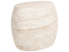 Table basse 40 cm 58 cm Effet travertin