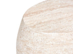 Table basse 40 cm 58 cm Effet travertin