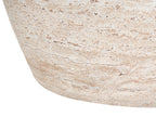 Table basse 40 cm 58 cm Effet travertin