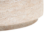 Table basse 70 cm x 70 cm Effet travertin