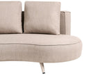 Canapé de jardin 3 places Côté droit Beige