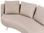 Canapé de jardin 3 places Côté droit Beige