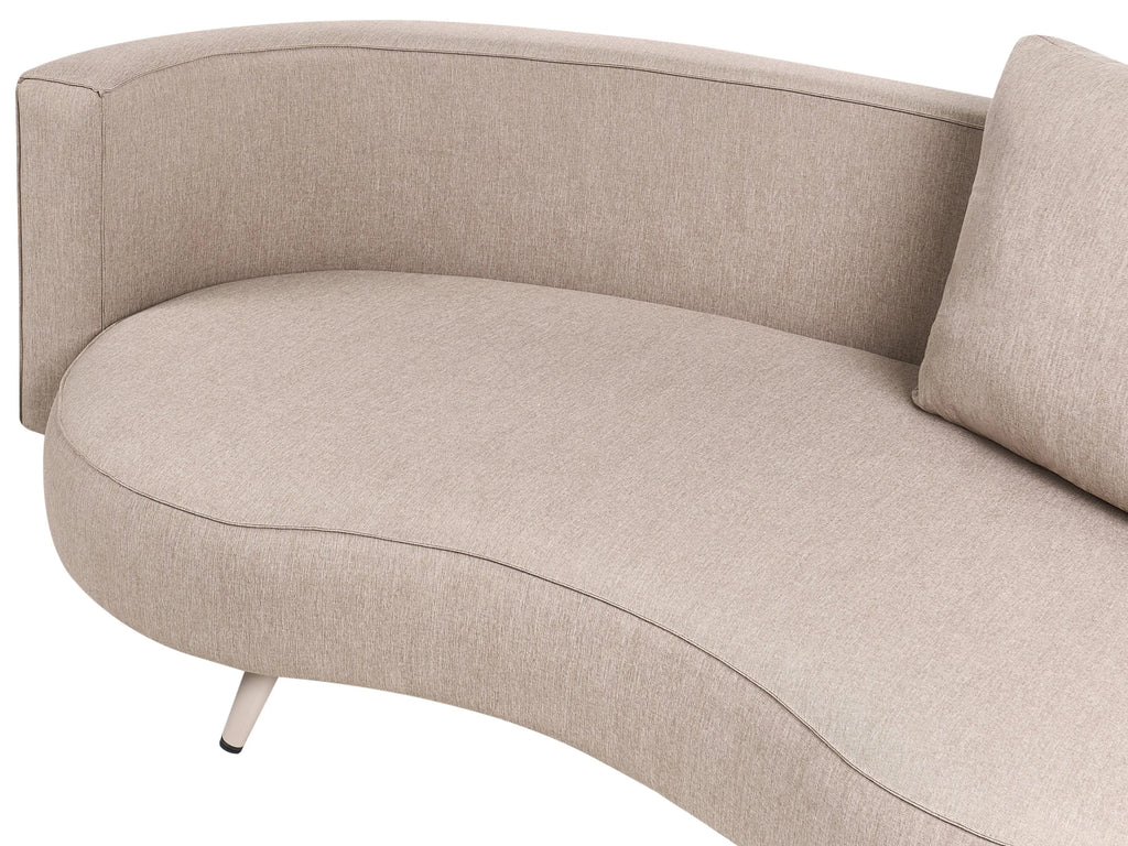 Canapé de jardin 3 places Côté droit Beige