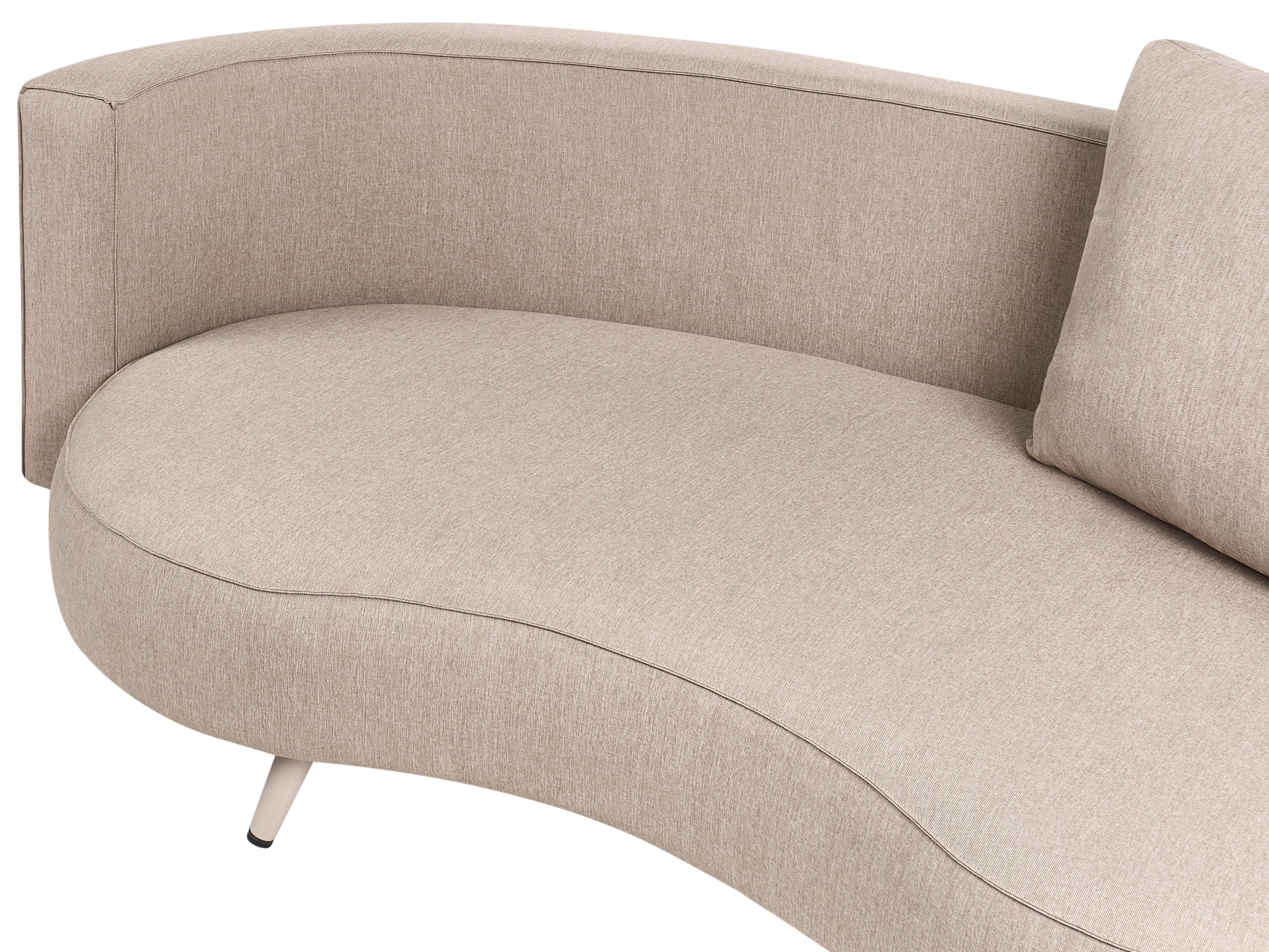 Canapé de jardin 3 places Côté droit Beige