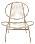 Chaise de jardin en rotin synthétique (PE) Beige