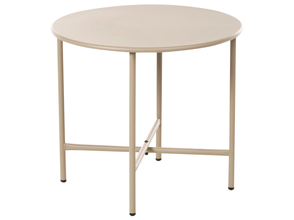 Tavolino Bistrot OVARO 50 cm 50 cm Metallo Beige