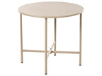Tavolino Bistrot OVARO 50 cm 50 cm Metallo Beige