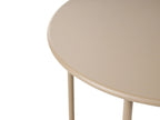 Table de bistrot 50 cm 50 cm Métal Beige