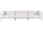 Divano da giardino 3 posti FERRETTI Beige chiaro