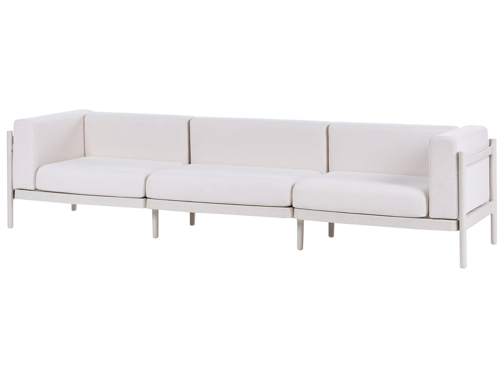 Canapé de jardin 3 places Beige clair