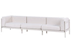 Canapé de jardin 3 places Beige clair