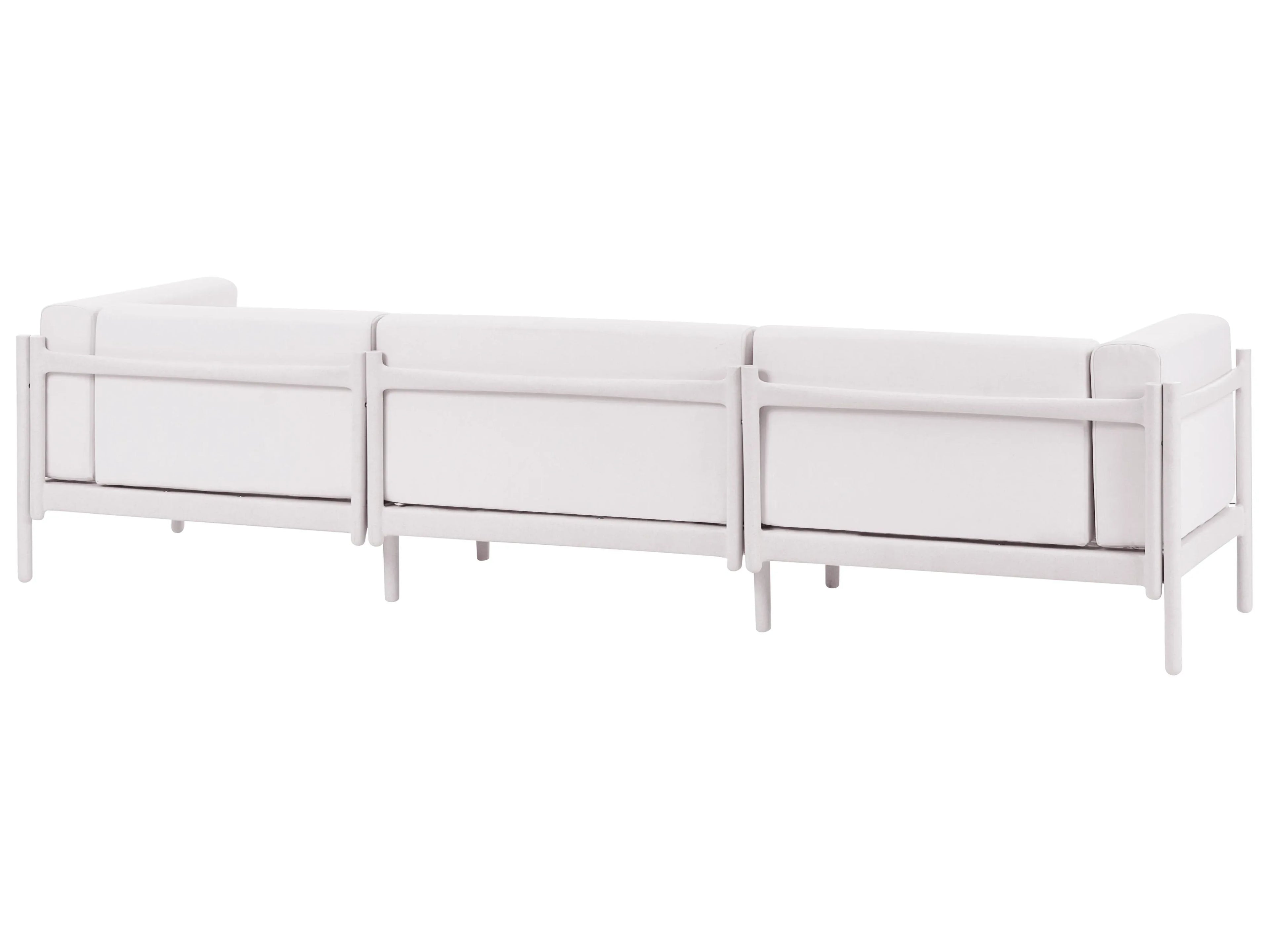 Canapé de jardin 3 places Beige clair