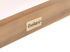 Chaise longue en bois d'acacia beige